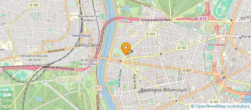 localisation de l'entreprise ADAMA à BOULOGNE-BILLANCOURT