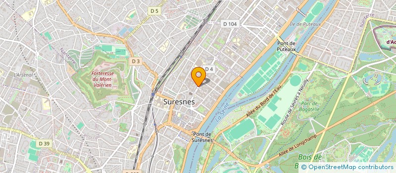 localisation de l'entreprise ADAMA FRANCE à SURESNES