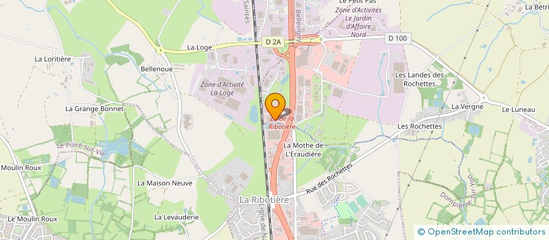 localisation de l'entreprise ADAMAD à LA ROCHE-SUR-YON