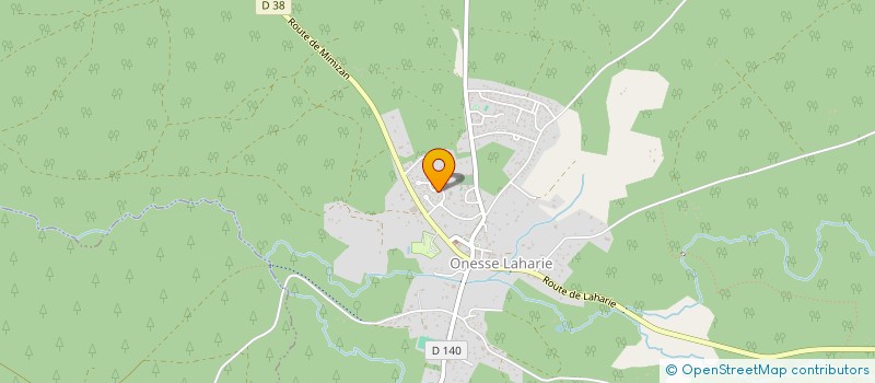 localisation de l'entreprise ADAMAE  ONESSE-LAHARIE