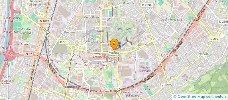 localisation de l'entreprise ADAMAH à GRENOBLE