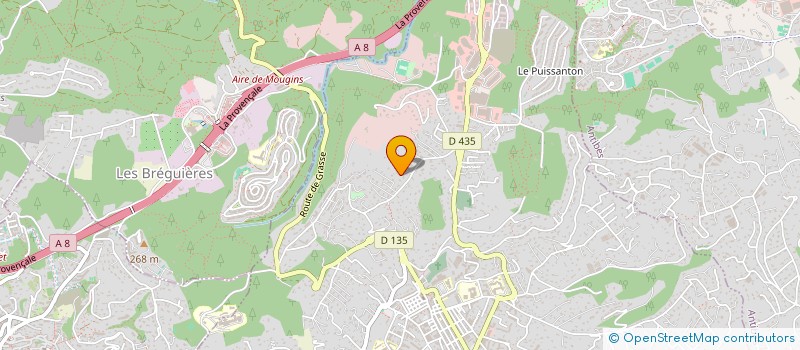 localisation de l'entreprise ADAMAN à VALLAURIS