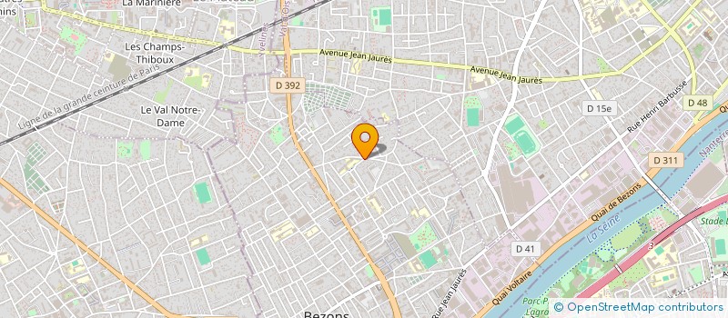 localisation de l'entreprise ADAMANT MANAGEMENT à BEZONS