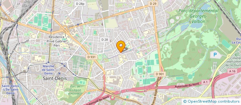 localisation de l'entreprise ADAMANTE  SAINT-DENIS