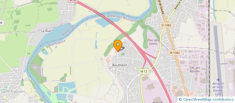 localisation de l'entreprise ADAMANTIUM  ANDREZIEUX-BOUTHEON