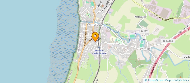 localisation de l'entreprise ADAMANTIUM  WIMEREUX