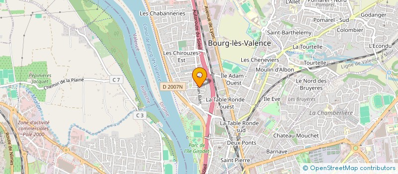 localisation de l'entreprise ADAMAR ORMEAUX  BOURG-LES-VALENCE