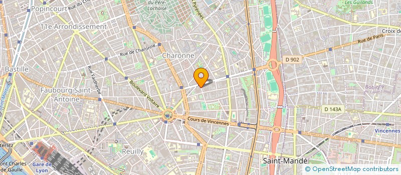 localisation de l'entreprise ADAMAS  PARIS