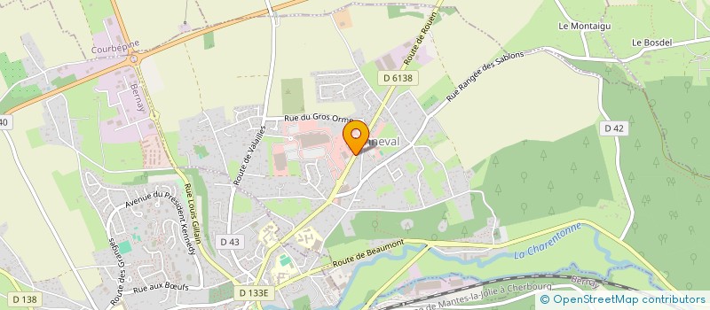 localisation de l'entreprise ADAMAS à MENNEVAL
