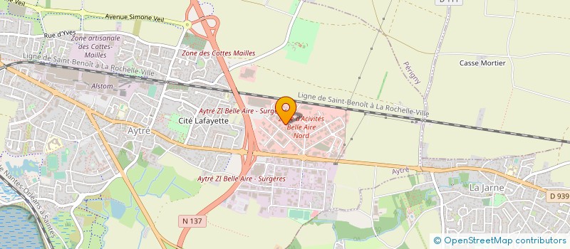 localisation de l'entreprise ADAMAS EXPERTISE à AYTRE