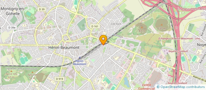 localisation de l'entreprise ADAMAU à HENIN-BEAUMONT