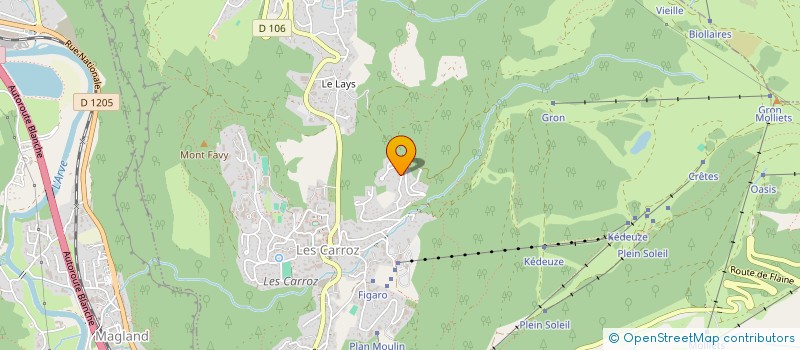 localisation de l'entreprise ADAMDELAMONTAGNE  ARACHES-LA-FRASSE