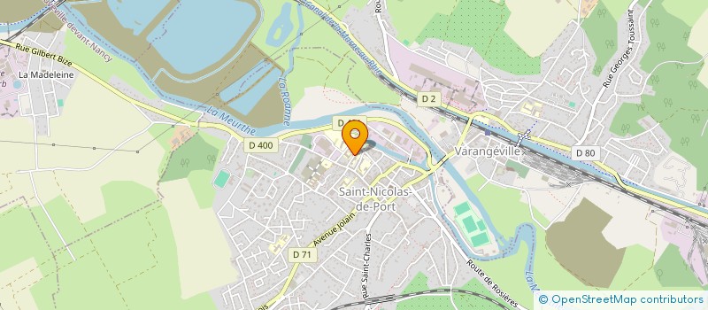 localisation de l'entreprise ADAME  SAINT-NICOLAS-DE-PORT