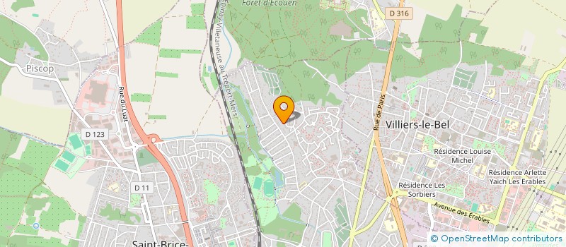 localisation de l'entreprise ADAME  SARCELLES