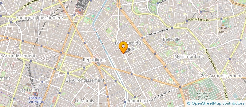 localisation de l'entreprise ADAME-H  PARIS