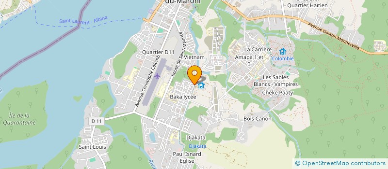 localisation de l'entreprise ADAME RENOV&BAT à SAINT-LAURENT-DU-MARONI