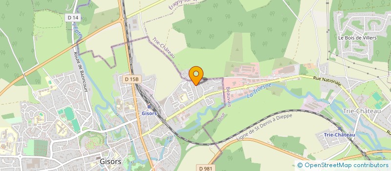 localisation de l'entreprise ADAME SERVICES à GISORS