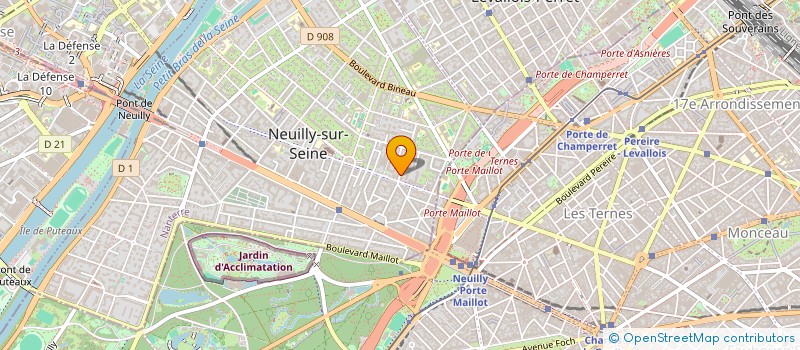 localisation de l'entreprise ADAMEL à NEUILLY-SUR-SEINE