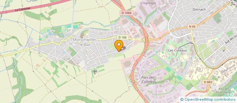 localisation de l'entreprise ADAMEL  MORSCHWILLER-LE-BAS