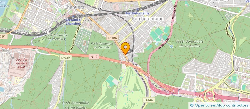 localisation de l'entreprise ADAMELY HOLDING à VERSAILLES