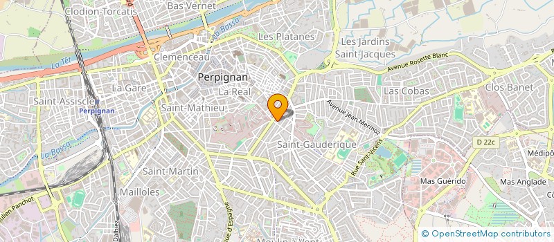 localisation de l'entreprise ADAMENTIS à PERPIGNAN