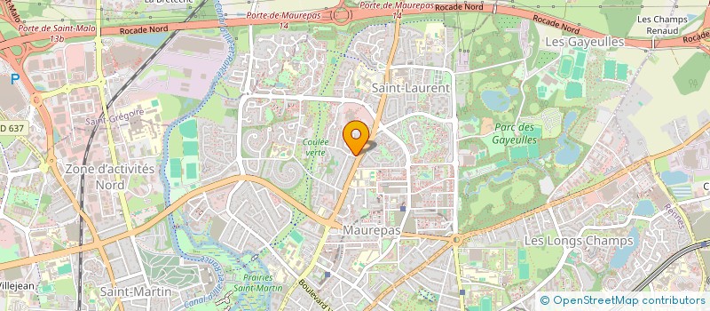 localisation de l'entreprise ADAMERAD IT à RENNES