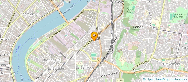 localisation de l'entreprise ADAMIA  BORDEAUX