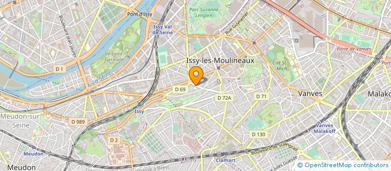 localisation de l'entreprise ADAMIEC à ISSY-LES-MOULINEAUX