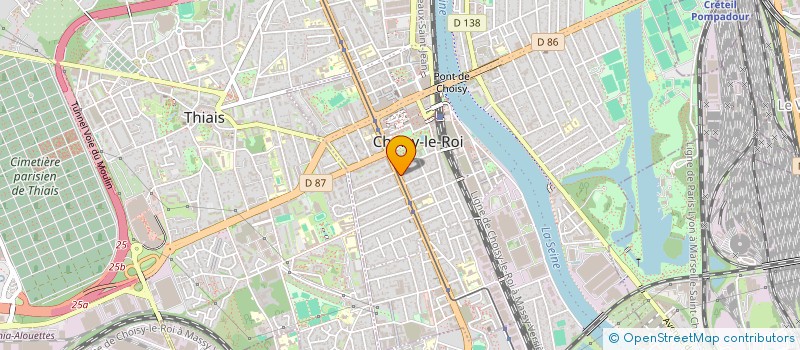 localisation de l'entreprise ADAMITS à CHOISY-LE-ROI