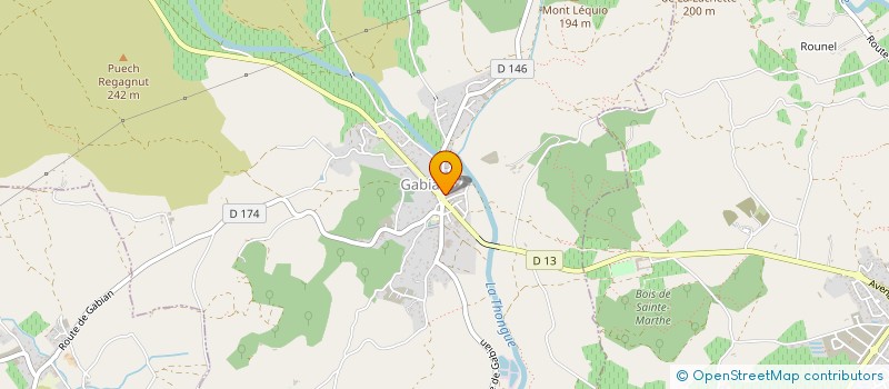 localisation de l'entreprise ADAMO BOULANGERIE PATISSERIE  GABIAN