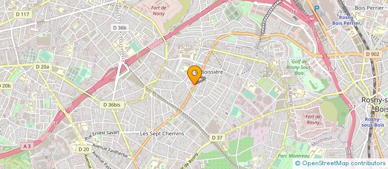 localisation de l'entreprise ADAMO PIZZA à MONTREUIL