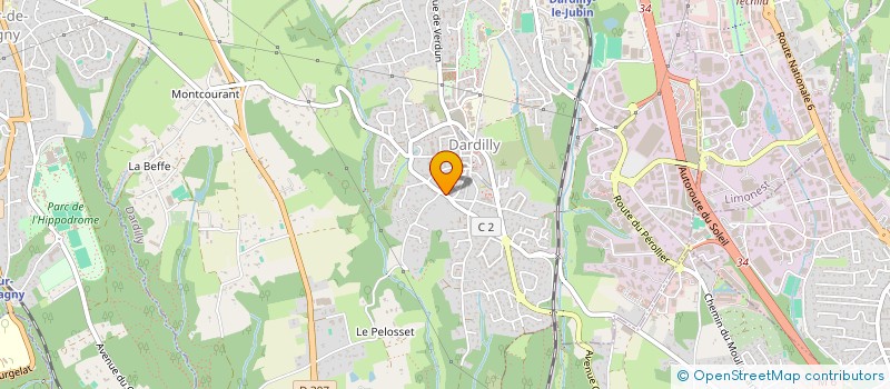 localisation de l'entreprise ADAMO SERVICES ET ANALYSES PROFESSIONNELS à DARDILLY