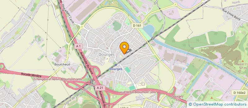 localisation de l'entreprise ADAMS à DOURGES