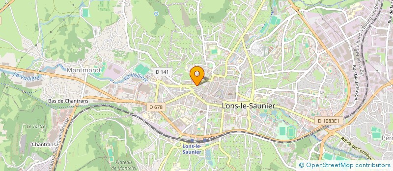 localisation de l'entreprise ADAMS CONSTRUCTIONS  LONS-LE-SAUNIER