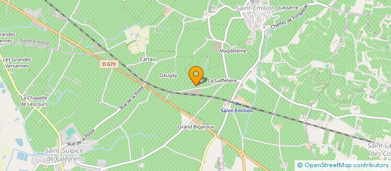 localisation de l'entreprise ADAMS FV HOLDINGS à SAINT-EMILION