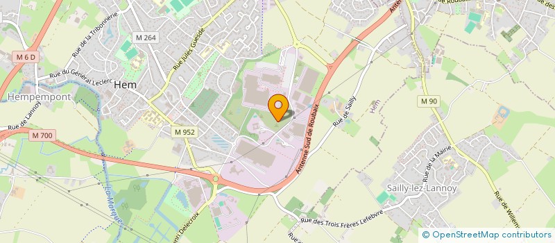 localisation de l'entreprise ADAMS & MERCIER  HEM
