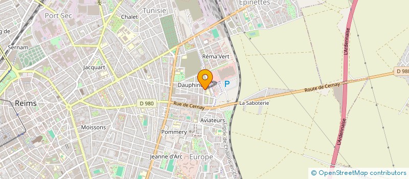 localisation de l'entreprise ADAMWEB  REIMS