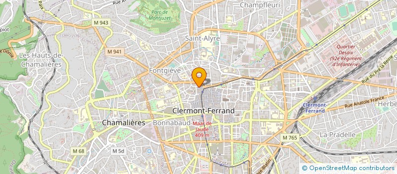 localisation de l'entreprise ADAN ETANCHEITE à CLERMONT-FERRAND