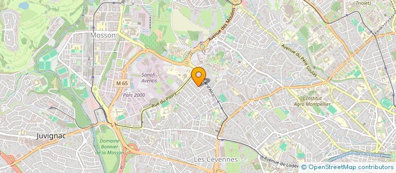 localisation de l'entreprise ADANA 1 à MONTPELLIER