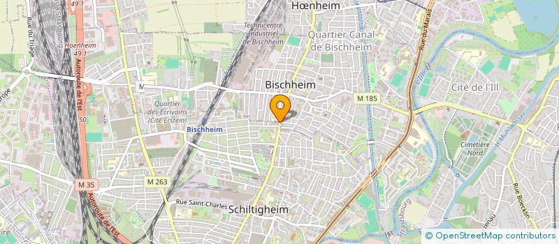 localisation de l'entreprise ADANA  BISCHHEIM