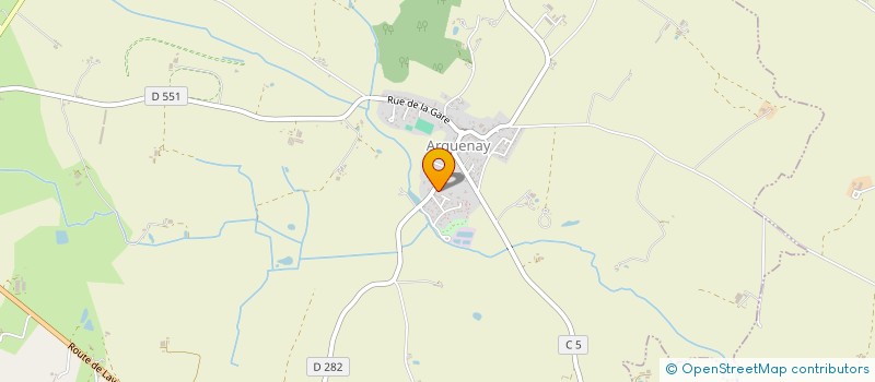 localisation de l'entreprise ADANA  LA BAZOUGE-DE-CHEMERE