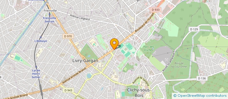 localisation de l'entreprise ADANA à LIVRY-GARGAN
