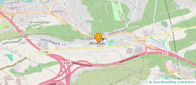 localisation de l'entreprise ADANA à LES PENNES-MIRABEAU