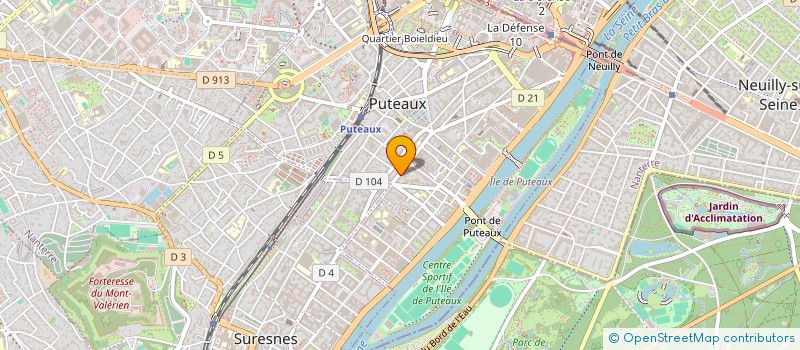 localisation de l'entreprise ADANA  PUTEAUX