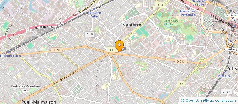 localisation de l'entreprise ADANES HOLDING  NANTERRE