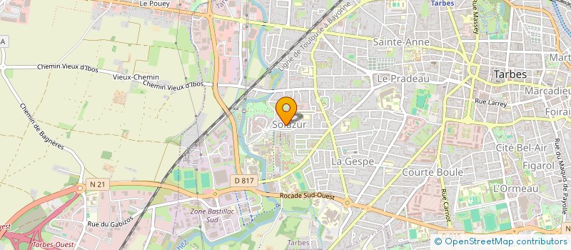 localisation de l'entreprise ADANICY  TARBES