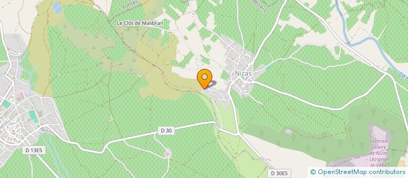 localisation de l'entreprise ADANIS  NIZAS