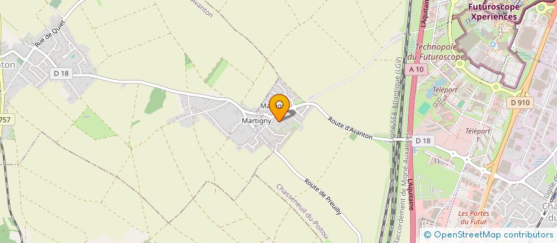 localisation de l'entreprise ADANLI  CHASSENEUIL-DU-POITOU