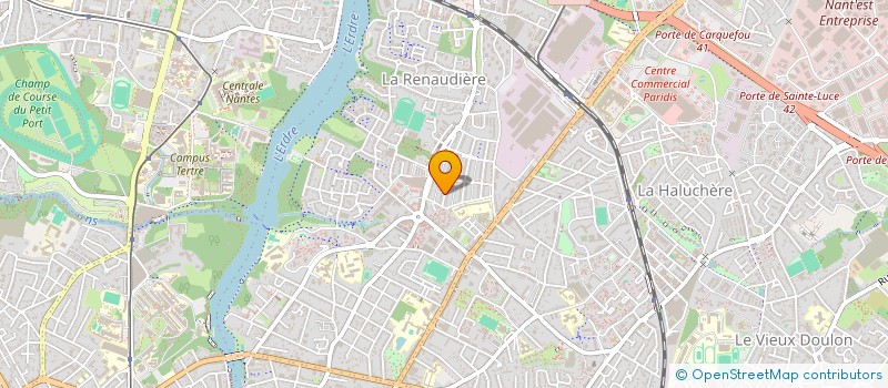 localisation de l'entreprise ADANN  NANTES