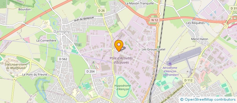localisation de l'entreprise ADAP'INTERIM à ALENCON